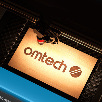 OMTech K40+ 45W Desktop CO2 Laser Engraver with 8" x 12" Working Area and Detachable Honeycomb Workbed