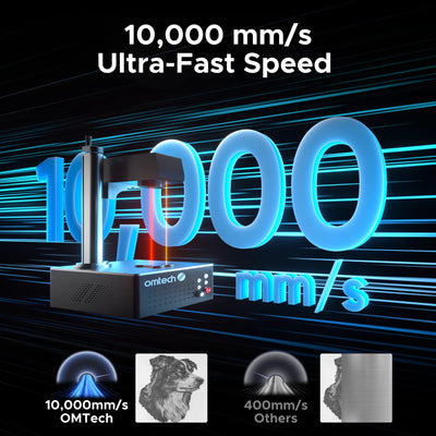 OMTech MOPA 60W Autofocus Fiber Laser Marking Machine