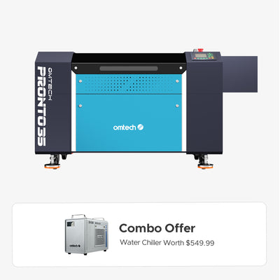 OMTech Pronto 35 100W CO2 Laser Cutter and Engraver with Autofocus